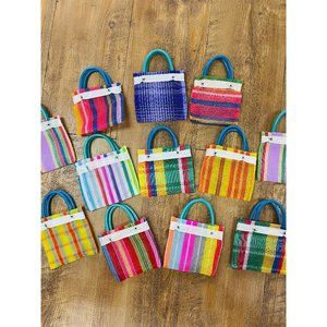 Mexican Mini Market Bag Set of 10
